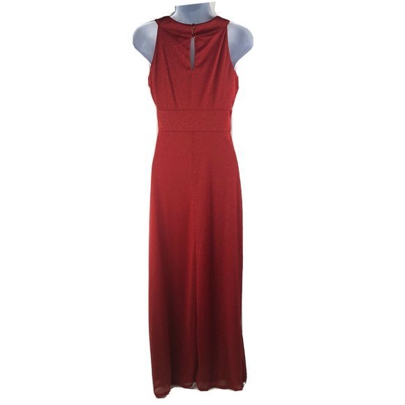 Sweet Storm Red Glitter Evening Dress - Size Large - Pre-Owned - Picture 4 of 5